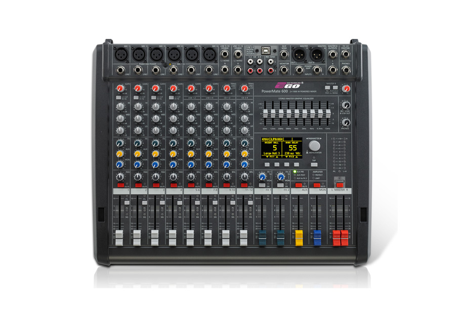 pm600-3带功放专业调音台